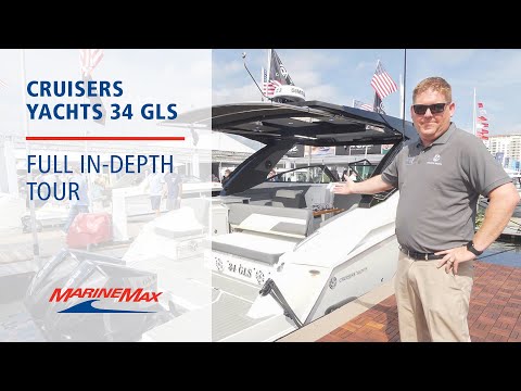 2026 Cruisers Yachts 34 GLS Outboard 34.0 feet Walk-Through - Features & Buyer's Guide, Clearwater, Florida #1