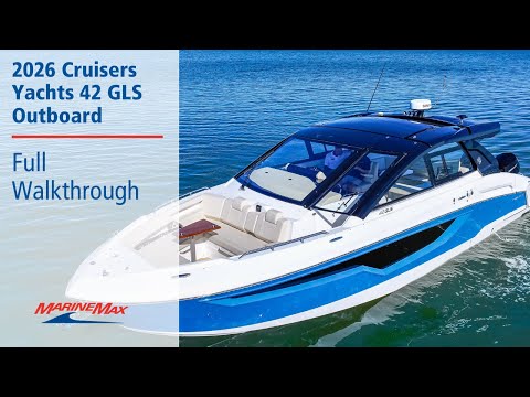 2026 Cruisers Yachts 42 GLS Outboard 42.0 feet Walk-Through - Features & Buyer's Guide, Clearwater, Florida #1