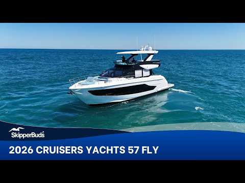 2026 Cruisers Yachts 57 FLY 57.0 feet Walk-Through - Features & Buyer's Guide, Clearwater, Florida #1