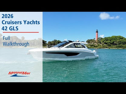 2026 Cruisers Yachts 42 GLS Outboard 42.0 feet Walk-Through - Features & Buyer's Guide, Clearwater, Florida #1
